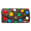  Vi  CBg Ԝ\ R{ LV ~ YK |gtHCET NM M81980 LOUIS VUITTON YAYOI KUSAMA FRAP LONG WALETTE MONOGRAM Bg tbv z mO hbg z  bsO