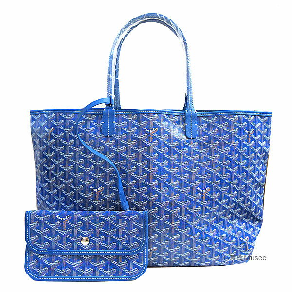 トートバッグ ≪ 新品 ≫ 正規品 GOYARD ゴヤールサンルイ PM ブルー ショッパー リボン ラッピング ST LOUIS　Blue tote bag brand new