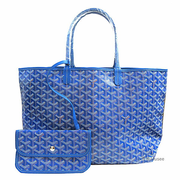 ≪ 新品 ≫ 正規品 GOYARD ゴヤールサンルイ PM ブルー ショッパー リボン ラッピング ST LOUIS　Blue tote bag brand newのサムネイル