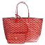 ≪ 新品 ≫ 正規品 GOYARD ゴヤールサンルイ PM 赤 レッド トート バッグ ショッパー リボン ラッピング ST LOUIS　PM Red tote bag brand new