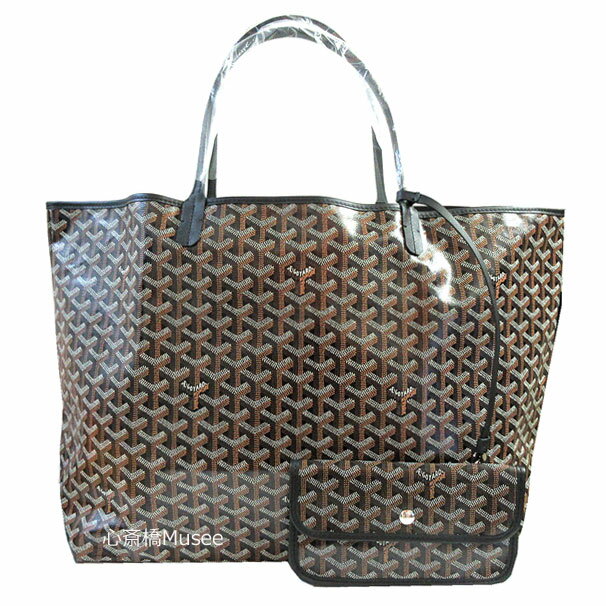 トートバッグ ≪ 新品 ≫ 正規品 GOYARD ゴヤールサンルイ GM 黒 ブラック トート バッグ ショッパー リボン ラッピング ST LOUIS　GM Black tote bag brand new