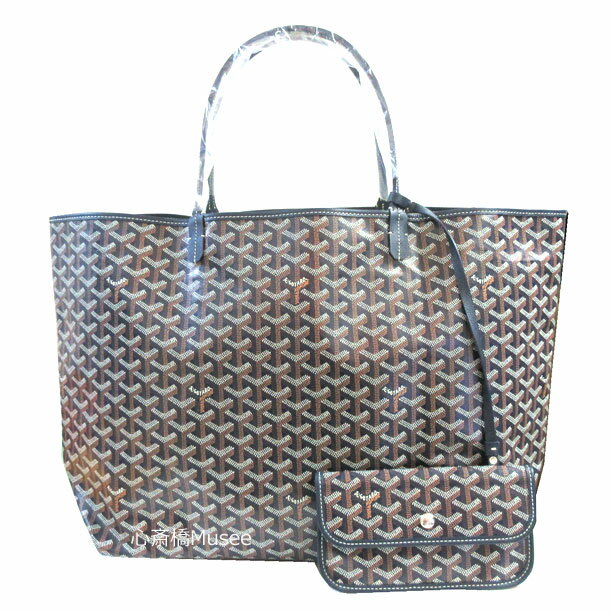 トートバッグ ≪ 新品 ≫ 正規品 GOYARD ゴヤールサンルイ GM 紺 マリーヌ ネイビー トート バッグ ショッパー リボン ラッピング ≪Brand new≫ GOYARD Goyard ST LOUIS GM Marine Navy Tote bag Shopper Ribbon Wrapping Genuine