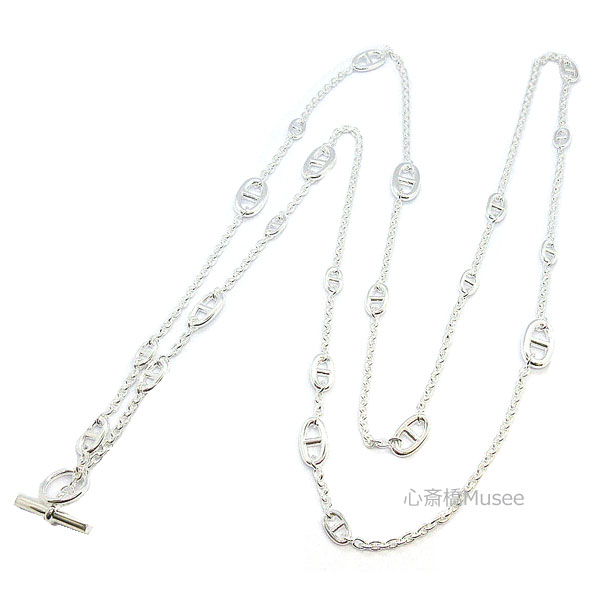 s Vi t GX OlbNX t@h[ 160 Vo[ SV925 HERMES  { bsO@Vo[ VF[k_N Farandole long necklace 160 brand new