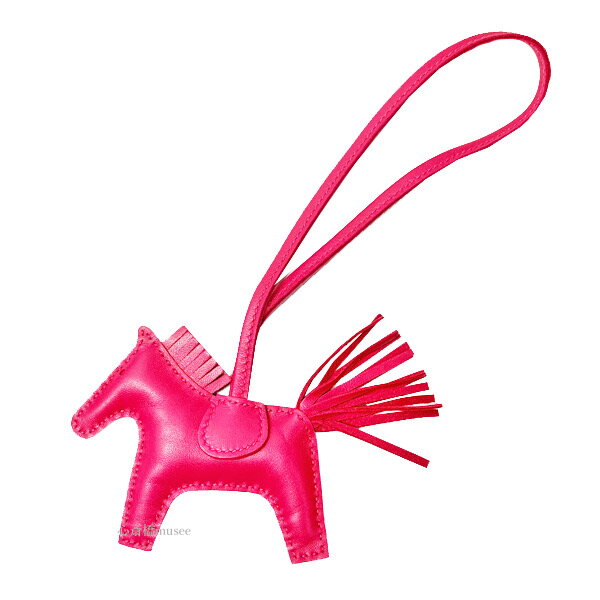 《 新品 》 エルメス ロデオ RODEO 馬 革 バッグ チャーム PM ピンク ローズメキシコ リボン ラッピング hermesのサムネイル