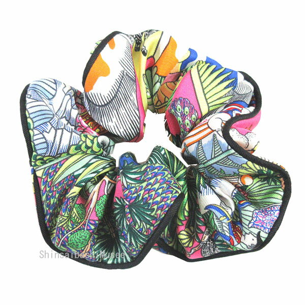 ≪新品≫エルメス シュシュ クラウディア マルチカラー アニマポリス HERMES CHOUCHOU CLAUDIA 箱 リボン ラッピングのサムネイル