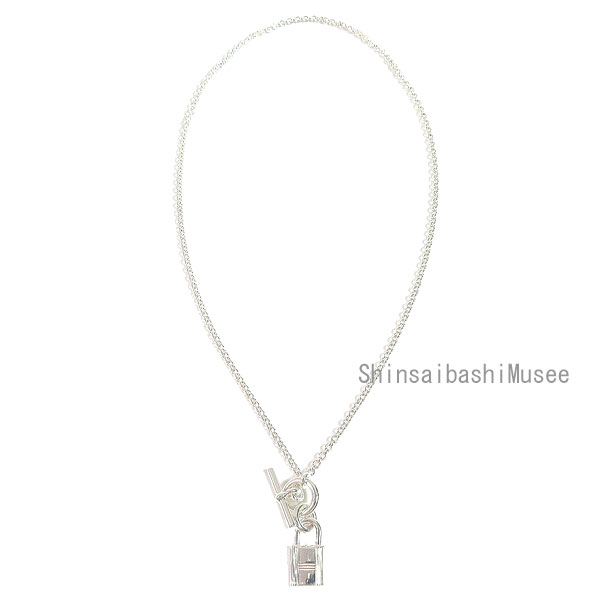 エルメス 《 新品 》エルメス ケリー カデナ ペンダント ネックレス シルバー製 HERMES 箱　リボン ラッピング [BrandNew] Hermes Kelly Cadena Pendant Necklace Silver HERMES Box Ribbon Wrapping