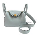 ≪新品≫エルメス リンディ ミニ Mini ブルーグラシエ ゴールド金具 W刻印 トリヨンクレマンス ショルダーバッグ≪Brand New≫ Hermes Lindy Mini Blue Glacier Gold Hardware W Stamp Taurillon Clemence Shoulder Bag(4)