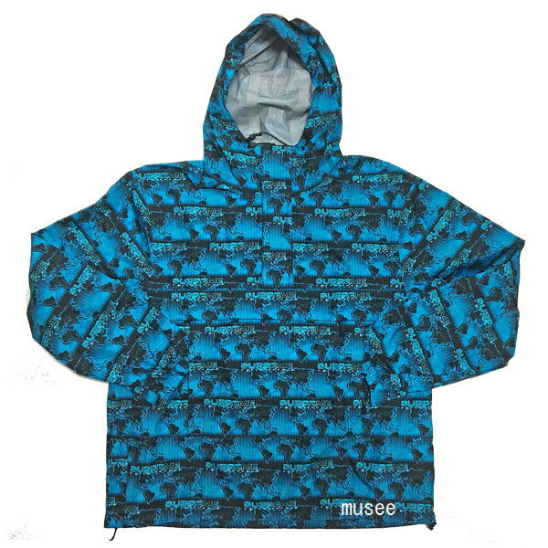 新品 Supreme 18SS World Famous Taped Seam Hooded Pullover Blue S サイズ シュプリーム ワールドフェイマステープドシーム フーデッ..