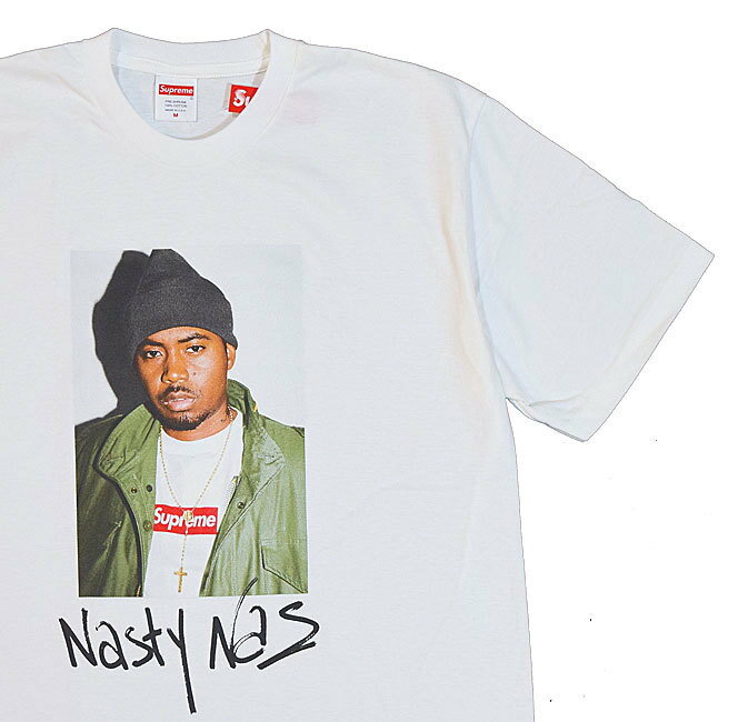 ≪新品≫ 17FW Supreme NAS Tee GREYWHITE 白 Mサイズ シュプリーム Tシャツ