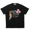 メゾンキツネ Tシャツ メンズ 【SALE】メゾンキツネ/MAISON KITSUNE シャツ アパレル メンズ BILL REBHOLZ PALAIS ROYAL EASY TEE-SHIRT Tシャツ BLACK JM00150KJ0035-0001-P199