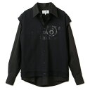 楽天Import Brand Grace【SALE】エムエムシックス メゾンマルジェラ/MM6 MAISON MARGIELA シャツ アパレル メンズ Long-sleeved Shirt カジュアルシャツ BLACK S62DT0016-S47294-900