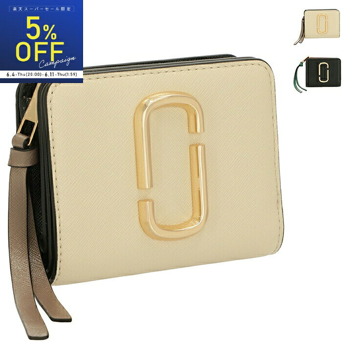 Rakuten - マーク ジェイコブス/MARC JACOBS レディース 財布 二つ折り THE SNAPSHOT ミニ コンパクト ウォレット 二つ折り財布 2026年春夏新作 M0013360-0043【RSS_03】