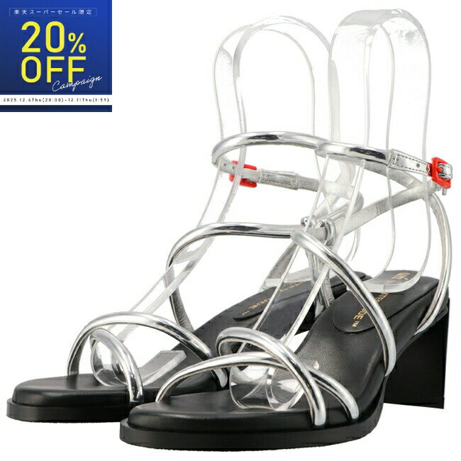 ユナイテッド ヌード/UNITED NUDE シューズ ストラップサンダル TARA LEE MID スクエアトゥ 6cmヒール ミッドヒール 1084514113-0009-0007【返品交換不可】【0920r】【rss-20c】