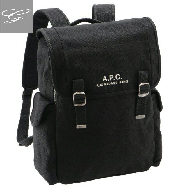アーペーセー メンズ バッグ バックパック リュック Noir メンズ A P C アーペーセー バッグ メンズ バッグ コットンキャンバス バックパック リュック Noir 21年春夏新作 H Codbm Lzz Import Brand Grace