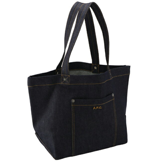 アーペーセー/A.P.C. バッグ メンズ TOTE THAIS トートバッグ INDIGO 2024年春夏新作 M61832-COCSX-IAI