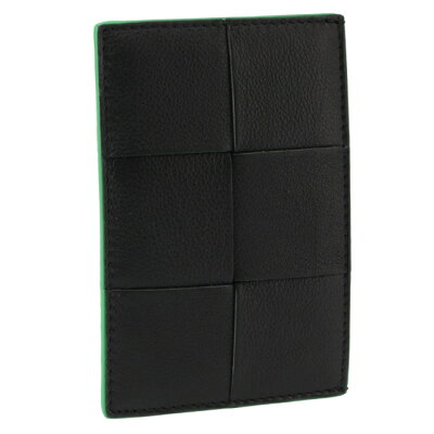 【SALE】ボッテガヴェネタ/BOTTEGA VENETA 定期入れ メンズ PORTACARTE DI CREDITO パスケース BLACK PARAKEET 649597-V1Q74-1045