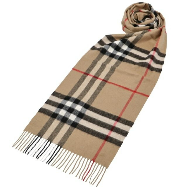 バーバリー/BURBERRY マフラー メンズ チェックカシミアスカーフ 2021年秋冬 8018173