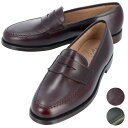 クロケット ジョーンズ/CROCKETT JONES ボストン LAST314/ウィズE ローファー BLACK BURGUNDY BOSTON-0012 シューズ メンズ