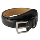 エドワードグリーン/EDWARD GREEN ベルト メンズ 32mm BELT レザーベルト BLACK BELT-0001-0001