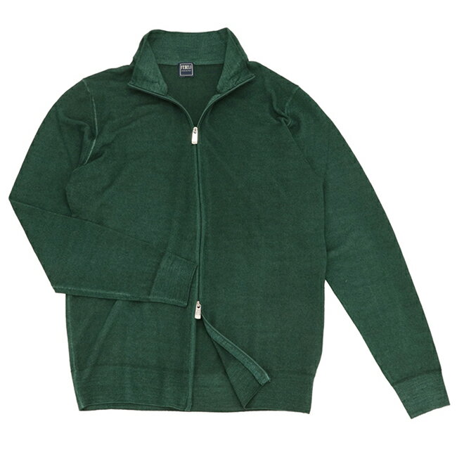 【訳あり】 フェデーリ/FEDELI メンズ セーター FAVONIO OPEN ML. MERINOS L. FAST ドライバーズニット ブルゾン ニット ...