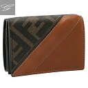 【★SALE★】フェンディ/FENDI 財布 メンズ CORNER 三つ折り財布 TABACCO+CUOIO 2021年春夏新作 7M0280-AFB4-F1DZA