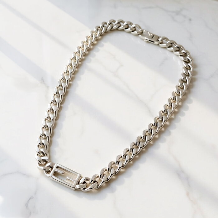 Rakuten - フェンディ/FENDI メンズ ネックレス BAGUETTE リンクチェーン 喜平チェーン ユニセックス ギフト 2026年春夏新作 7AJ540-AV8M