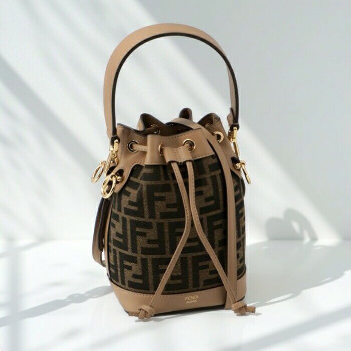 FENDI - フェンディ/FENDI レディース ショルダーバッグ モントレゾール スモール ズッカ柄 FFジャカード ミニバッグ クロスボディ 8BS093-ALP3