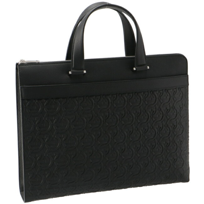 フェラガモ/FERRAGAMO バッグ メンズ TRAVEL EMBOSSED BLOCCO ビジネスバッグ/ブリーフケース NERO 2024年春夏新作 241481-0001-0010 0769485