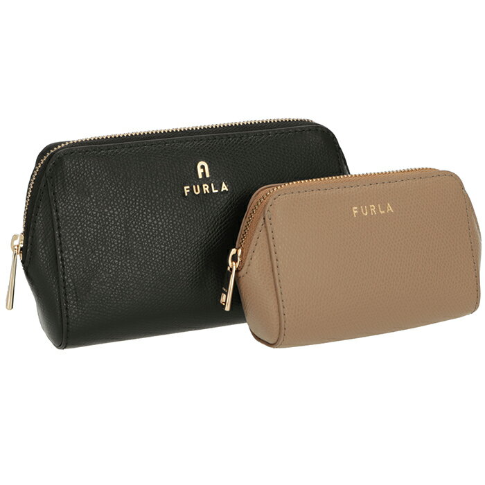 フルラ/FURLA レディース ポーチ CAMELIA M 2サイズセット コスメティックケース ミニ メイクポーチ 2026年春夏新作 WE00453-ARE000