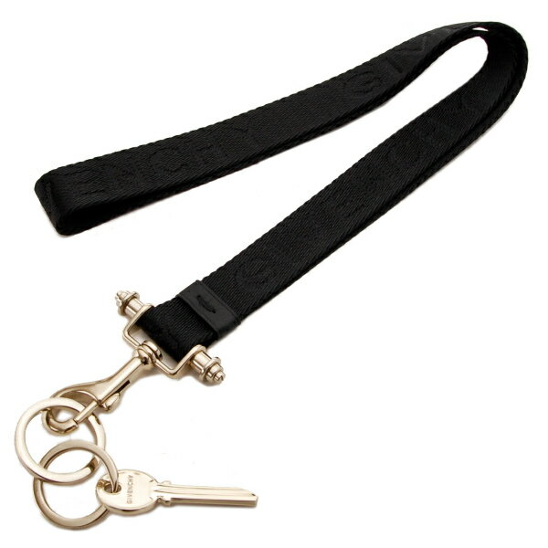 ジバンシー/GIVENCHY ストラップ メンズ ポリエステル キーリング付ネックストラップ ブラック 13N3920-630-001