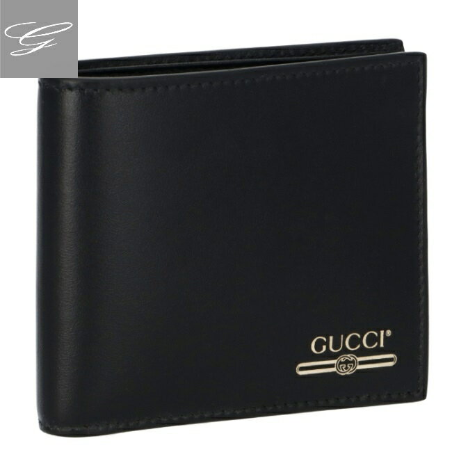 グッチ/GUCCI 財布 メンズ G.Gucci Print 二つ折り財布 NERO 2020年秋冬 547586-0YA0G-1000