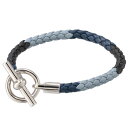 エルメスのブレスレット（レディース） [4/20限定1/2当選ポイントバック]エルメス/HERMES ブレスレット メンズ BRACELET GLENAN H TRIO SWIFT CALFSKIN PADIUM COATED BRASS レザーブレスレット GAIA (02) H077242FP