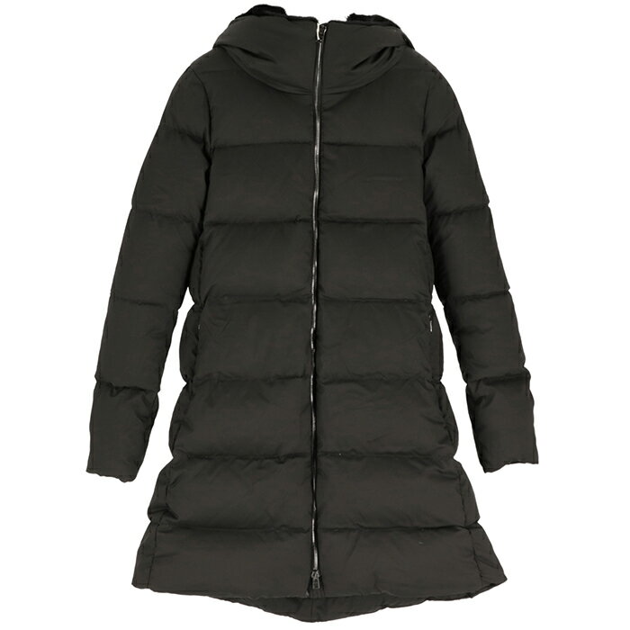Rakuten - ヘルノ/HERNO レディース ダウンコート Aシェイプ 撥水加工 フェイクファー PI001948D-12414