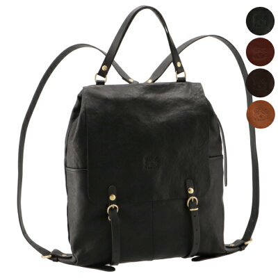 イルビゾンテ/IL BISONTE バッグ メンズ CLASSIC バックパック/リュック BBA002-PO0001 A2326 NERO/SEPPIA/T. DI MORO/NATURALE