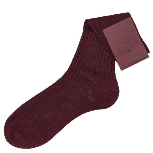 ジョンロブ/JOHN LOBB 靴下 メンズ SHORT COTTON SOCKS ソックス RUSSET YSOC01L-0015-AB