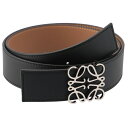 [4/20限定1/2当選ポイントバック]ロエベ/LOEWE ベルト メンズ REVERSIBLE ANAGRAM BELT 4CM レザーベルト BLACK/TAN/PALLADIUM 51501010-0008-1555