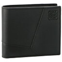 ロエベ 革二つ折り財布 レディース ロエベ/LOEWE 財布 メンズ PUZZLE EDGE BIFOLD COIN WALLET 二つ折り財布 BLACK 2024年春夏新作 C510501X09-0024-1100