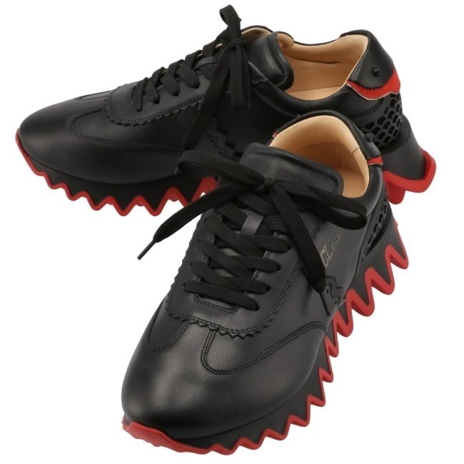 【SALE】クリスチャンルブタン/CHRISTIAN LOUBOUTIN シューズ メンズ LOUBISHARK スニーカー BLACK/LOUBI 3210983-0001-H358のサムネイル