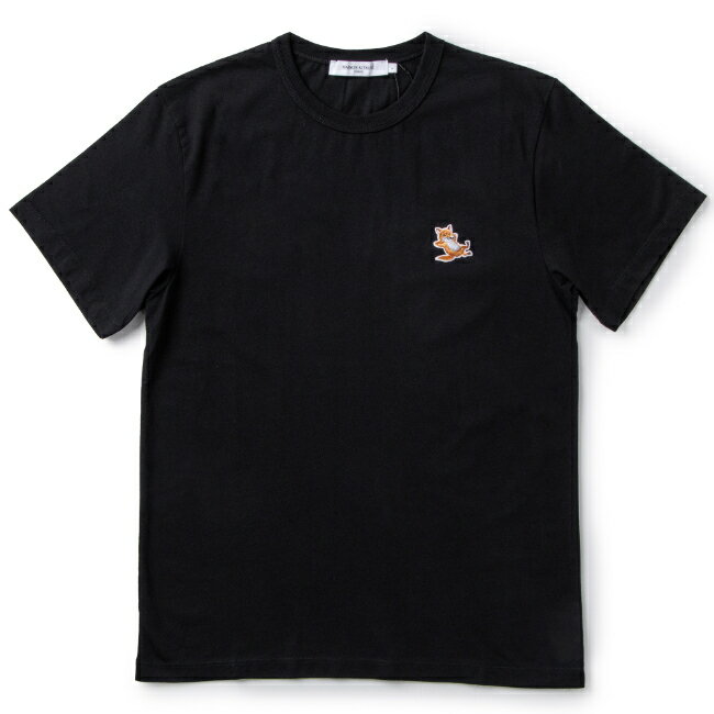 メゾンキツネ Tシャツ メンズ メゾンキツネ/MAISON KITSUNE シャツ メンズ CHILLAX FOX PATCH CLASSIC TEE-SHIRT Tシャツ BLACK GU00154KJ0010-0001-P199