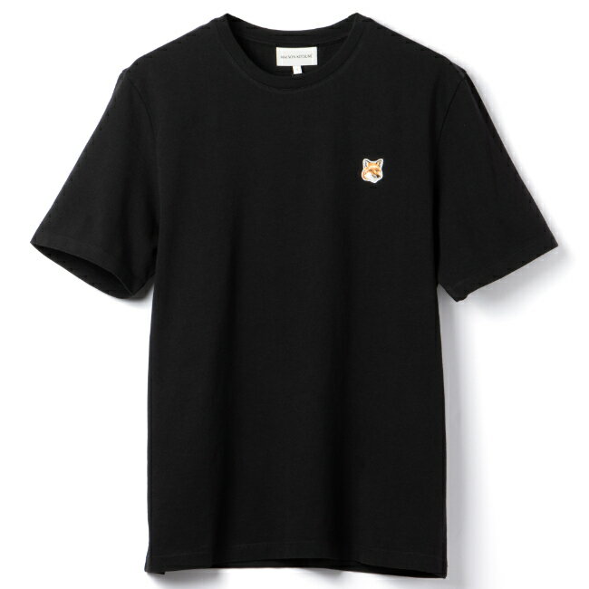 メゾンキツネ Tシャツ メンズ メゾンキツネ/MAISON KITSUNE シャツ アパレル メンズ FOX HEAD PATCH REGULAR TEE SHIRT Tシャツ BLACK 2024年春夏新作 LM00104KJ0008-0001-P199