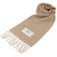 SALEۥ᥾󥭥ĥ/MAISON KITSUNE ȡ  BABY ALPACA PLAIN SCARF ޥե顼 DARK BEIGE LW06206WA0022-0012-P255_10Volte