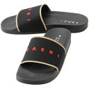 マルニ サンダル メンズ 【SALE】マルニ/MARNI シューズ メンズ サンダル BLACK/SILK WHITE/RED SAMR003202-P4547-ZO421