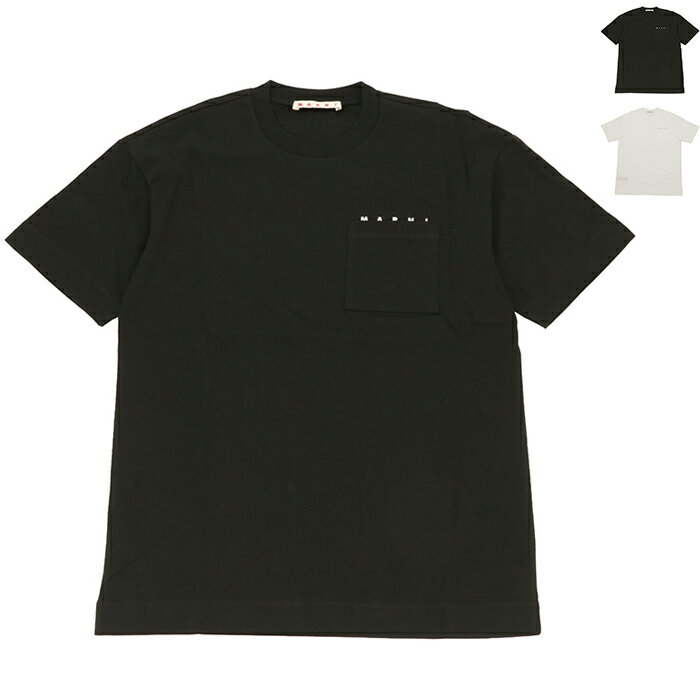 Rakuten - マルニ/MARNI メンズ 【大人もOK】キッズ Tシャツ ロゴ クルーネック 胸ポケット 半袖シャツ 2026年春夏新作 M01415-M00RF