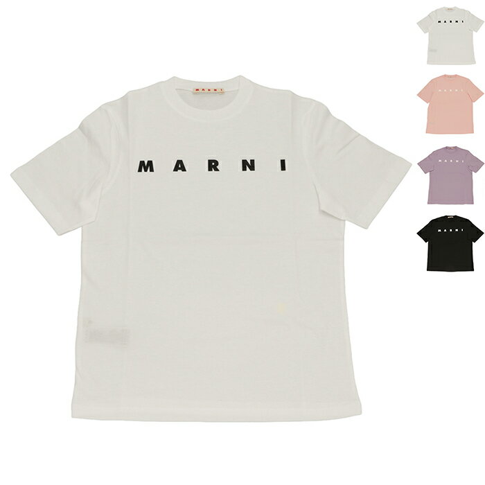 Rakuten - マルニ/MARNI メンズ 【大人もOK】キッズ Tシャツ 半袖 ロゴ クルーネック ショートスリーブ プリントシャツ 2026年春夏新作 M01601-M00RF