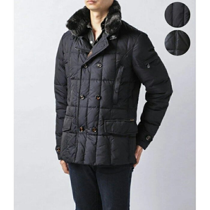 ムーレー/MOORER メンズ ダウンジャケット SIRO シロ ダブルブレスト ダウンコート...