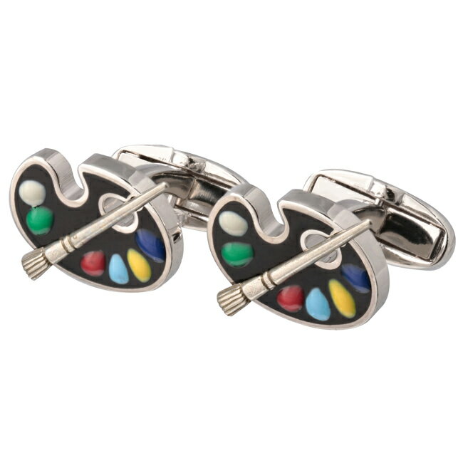 ポールスミス(カフス) 【SALE】ポールスミス/PAUL SMITH カフリンク メンズ MEN CUFFLINK ARTIST PALETTE カフスボタン MULTI M1ACUFF-MPALET-97