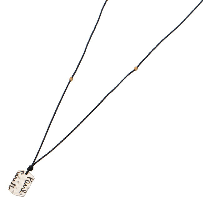 ݡ륹ߥ/PAUL SMITH ڥ  MEN NECKLACE SINGLE TAG ͥå쥹 SILVER M1ANECK-KSTAG-82