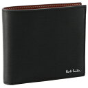 ポールスミス/PAUL SMITH 財布 メンズ MEN WALLET BF CN 二つ折り財布 BLACK 2024年春夏新作 M1A4833-MSTRGS-79