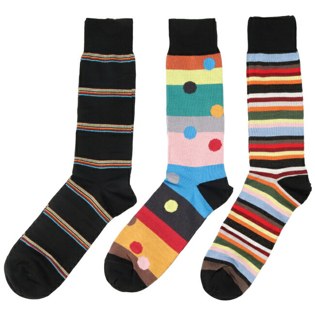 ポール・スミス 靴下 メンズ [6/1(土)限定1/2当選ポイントバック]ポールスミス/PAUL SMITH 靴下 メンズ MEN SOCK PACK ソックス MULTI 2024年春夏新作 M1ASOCK-M3PSIG-92[050910COUP]