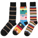 ポールスミス/PAUL SMITH 靴下 メンズ MEN SOCK PACK ソックス MULTI 2024年春夏新作 M1ASOCK-M3PSIG-92[050910COUP]